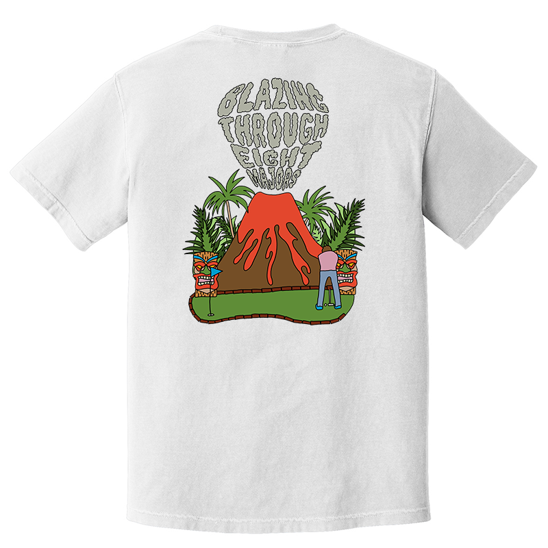 Danny's 8th Major Tee - Volcano Mountain